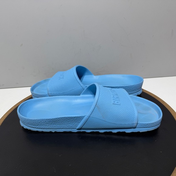 Birkenstock Barbados EVA Slide Sandals Men 9 Women 11 Regular Blue Costal Beach main image 12